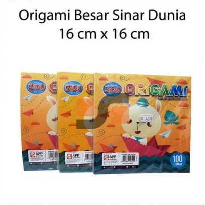 

ORIGAMI BESAR ( 16 X 16 ) SINAR DUNIA ( PAK ) ORIGINAL
