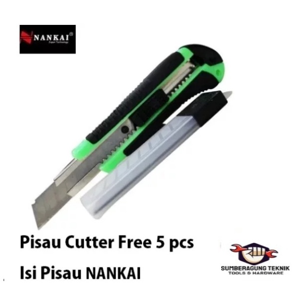 

Pisau Cutter plus Isi Refill Cutter Snap Of Blade Pisau Kater Bonus Isi