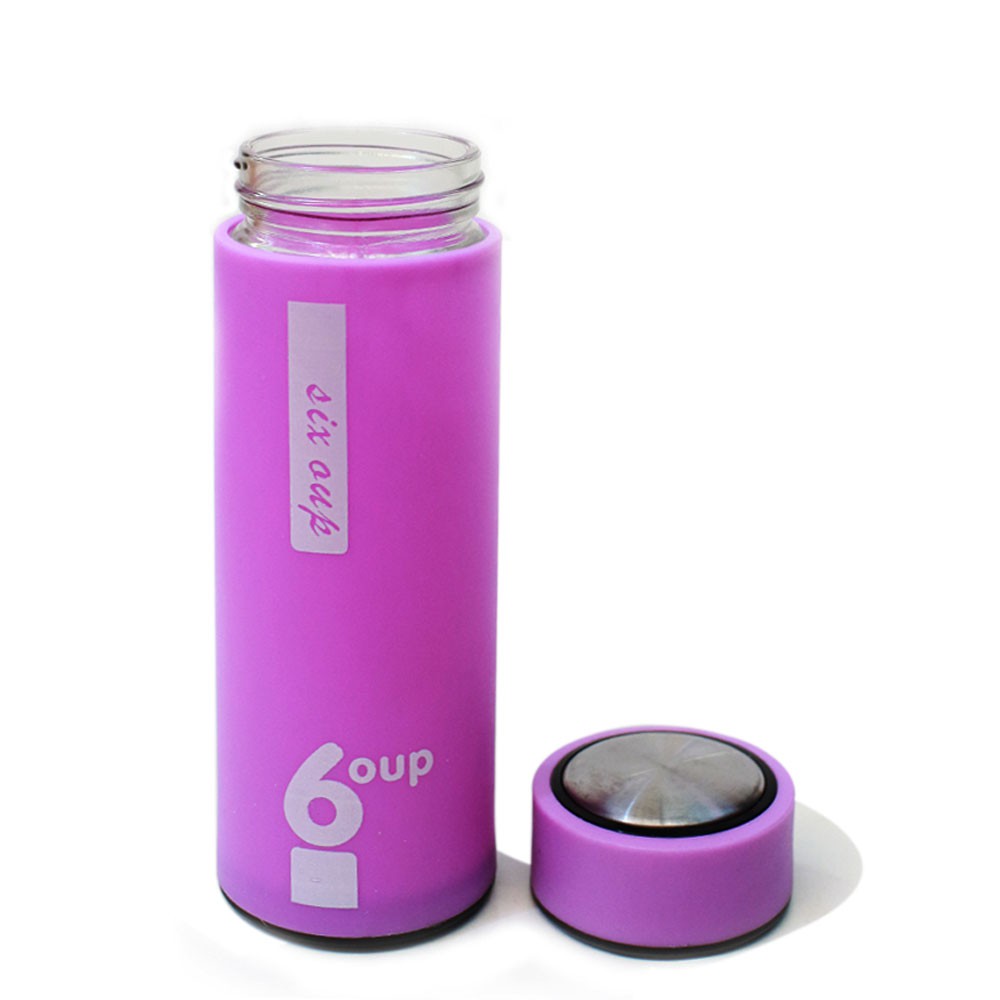 Botol Thermos Kaca 450 ml anti panas - Model 8922 Warna