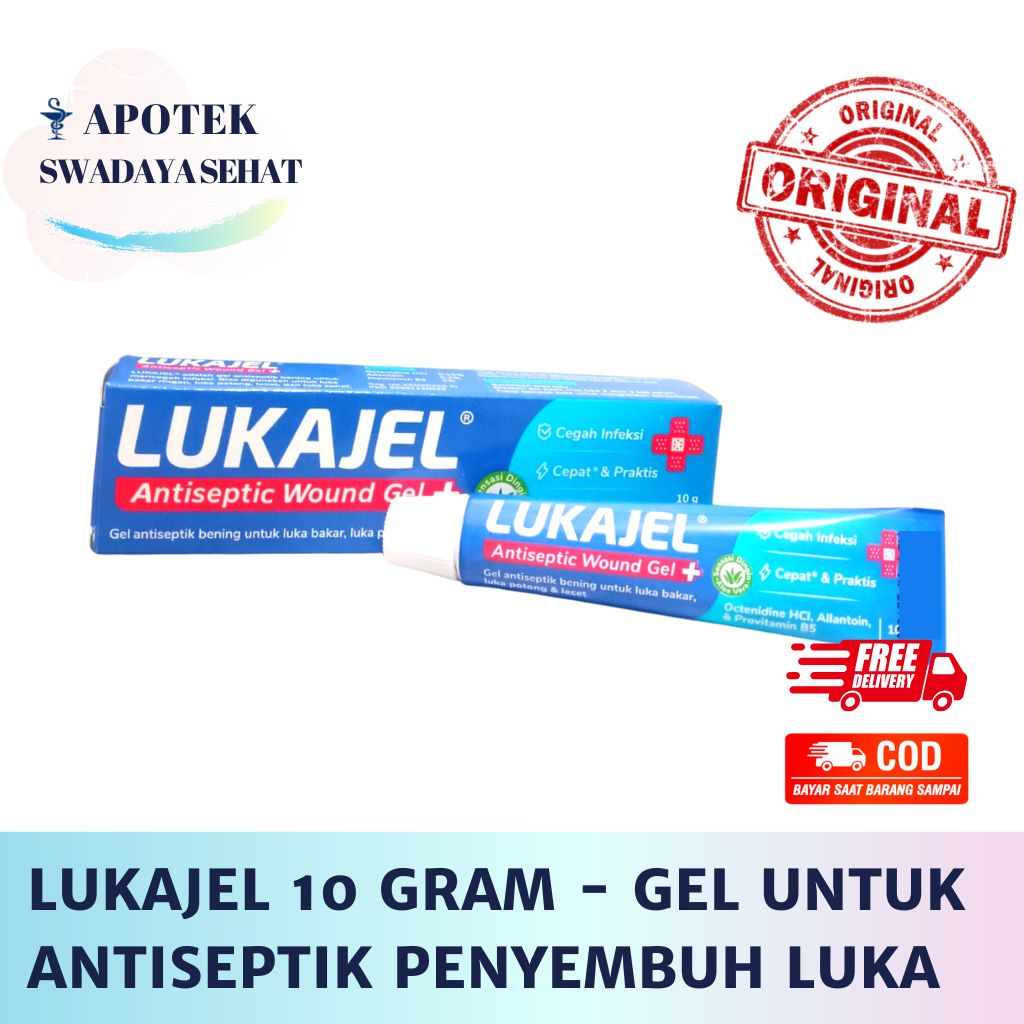 LUKAJEL 10 Gram Salep Luka Penyembuh Gel Krim P3K