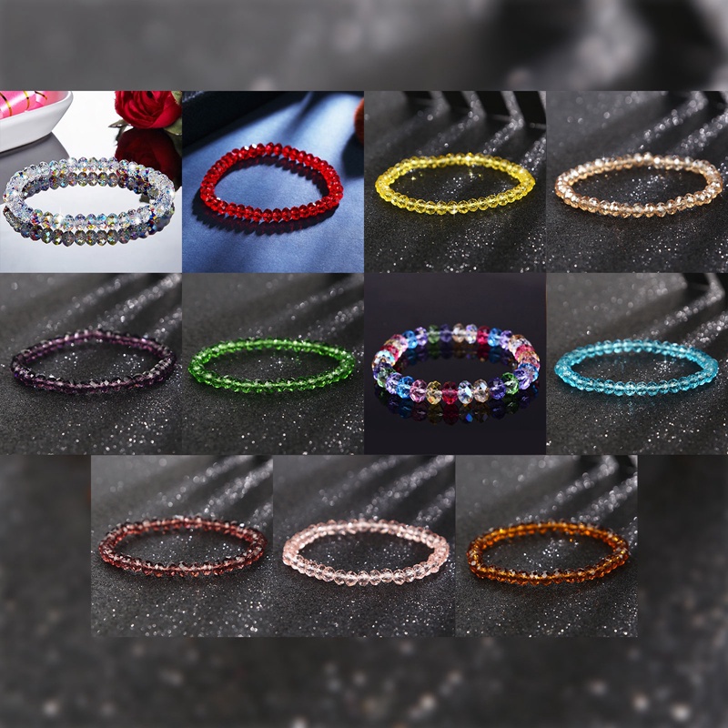 Gelang 925 Sterling Silver Elastis Adjustable Ukuran 6mm Untuk Wanita