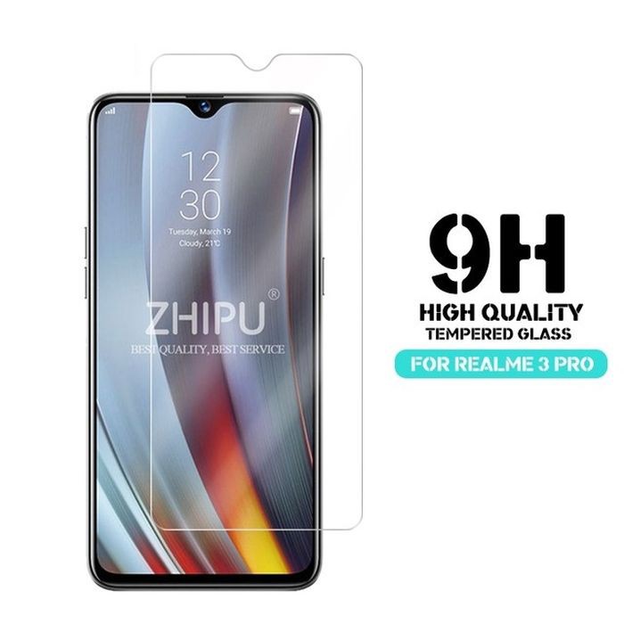 Oppo Realme 3 Pro Tempered Glass 2.5D Anti Gores Kaca