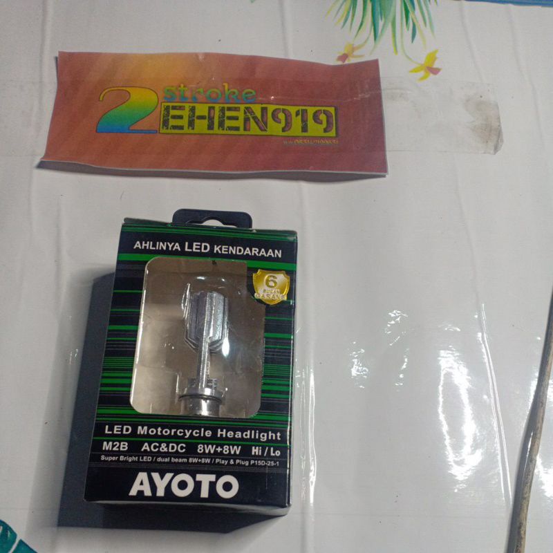 Lampu led depan motor bebek metik