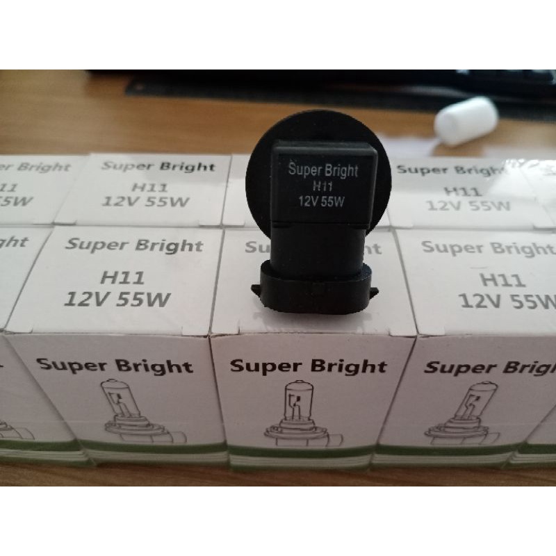 Bohlam Super Bright H11 12V 55W Merek Random