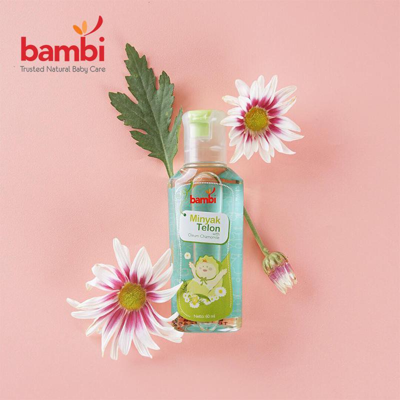 Bambi Minyak Telon with Oleum Chamomile 60mL | Baby Oil