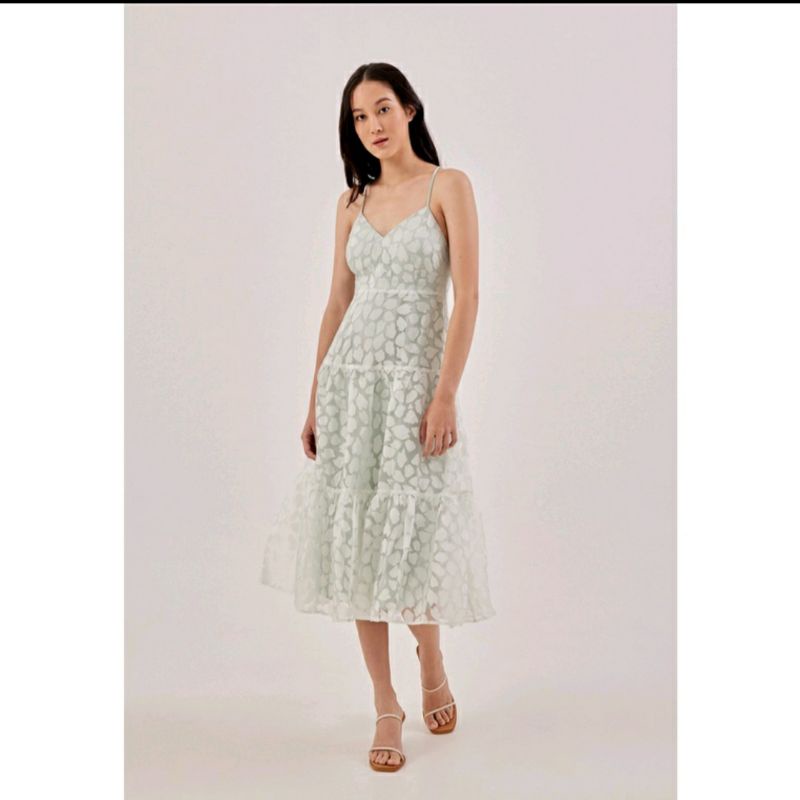 Love Bonito Asha Willow Dress Padded Jacquard XL