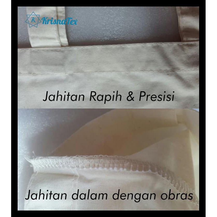 

Tas Goodiebag / Totebag Blacu Polos Tebal Craft BERGARANSI