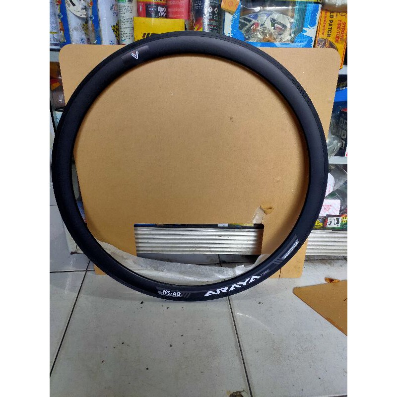 velg rims sepeda fixie roadbike 700c araya KS-40 32h 36h KS40