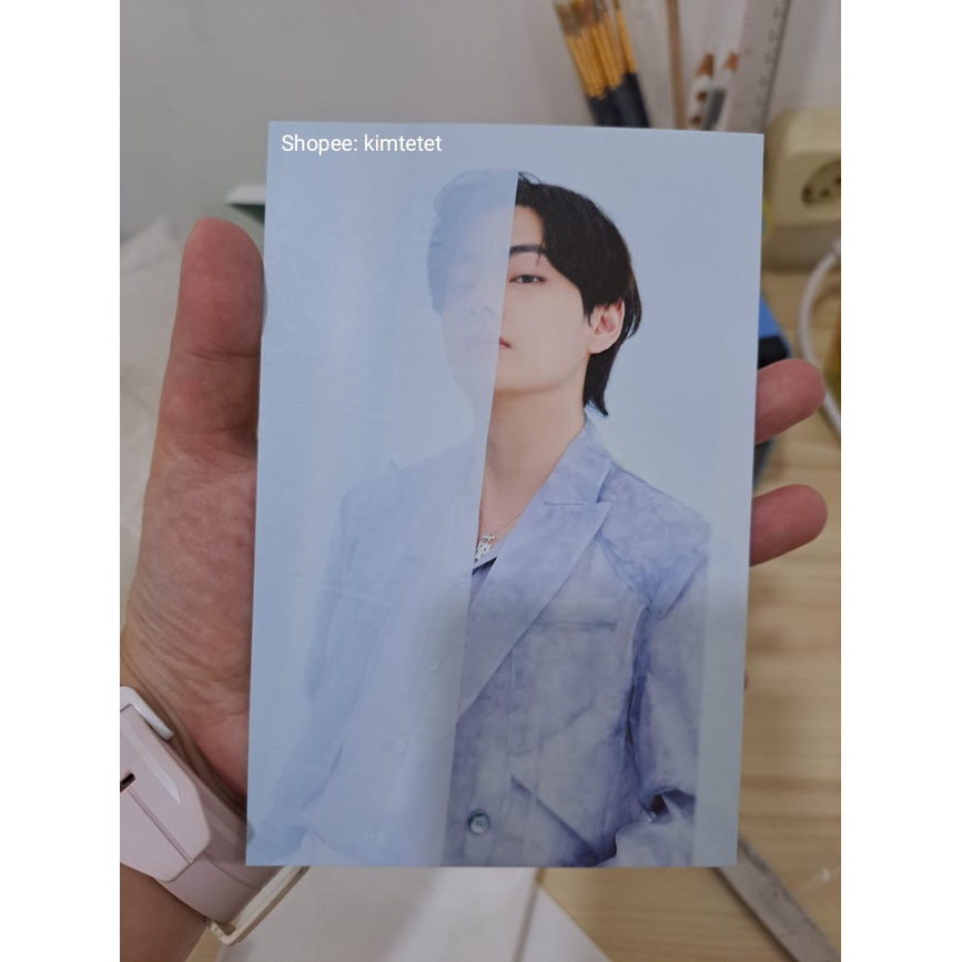 [SERIOUS BUYERS ONLY] [NO SLEEVE] OFFICIAL Postcard V Taehyung BTS Proof Standard Compact POB Wevers