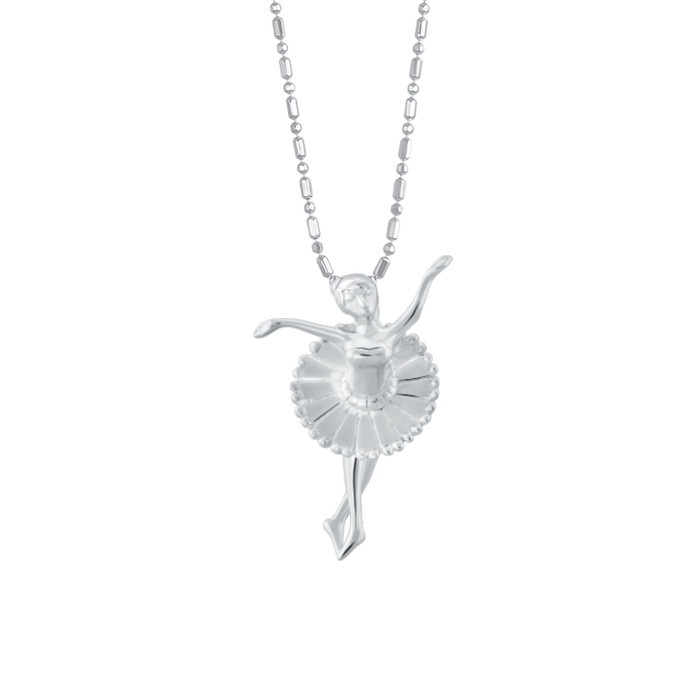 Frank And Co Ballerina 4 Pendant Necklace - rose gold