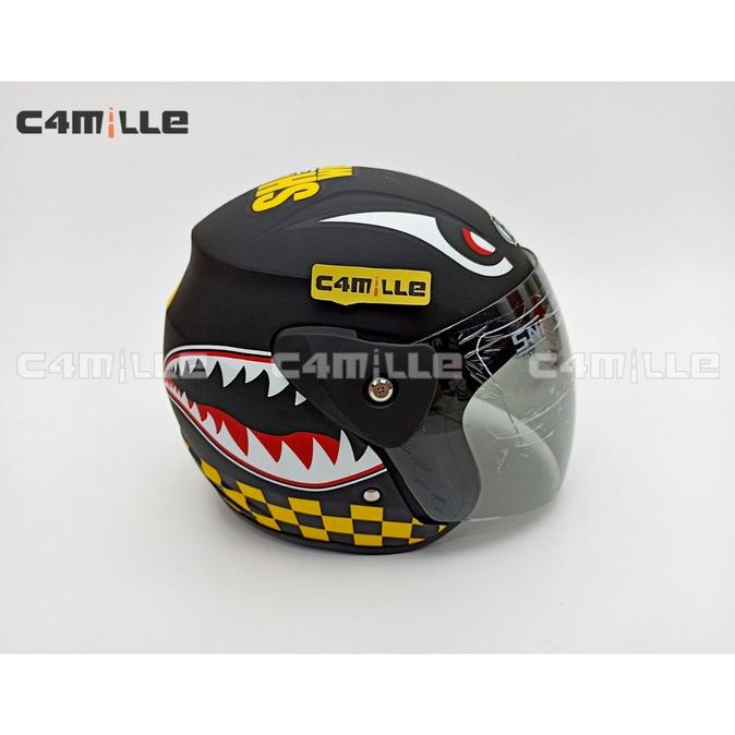 HELM EVOLUTION SHARK WARHAWK HALF FACE MODEL GM