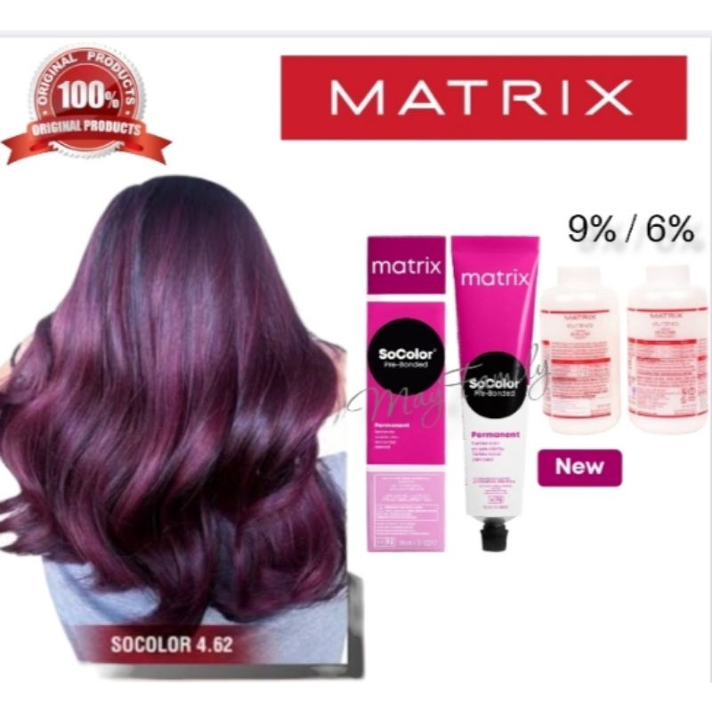 Matrix Socolor 4.62 Red Violet Medium Brown Pewarna Rambut
