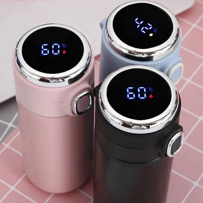Jual Thermos digital 320ml with display temperature Termos Sensor