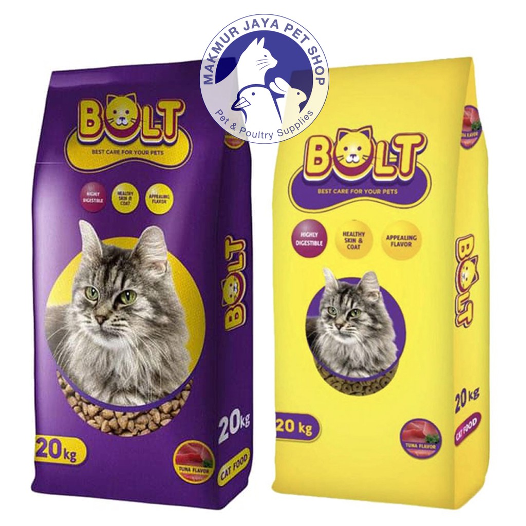 Bolt Cat Food Tuna 20 kg / Makanan Kucing 20kg