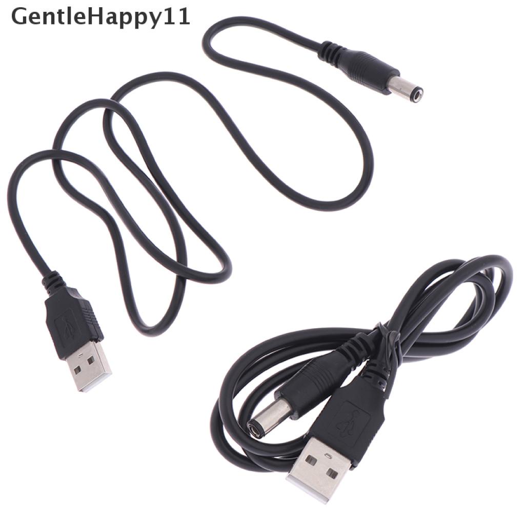 Gentlehappy Kabel Power Charger USB Ke DC 5.5mm Untuk MP3 / MP4 Player