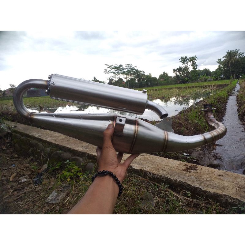 knalpot husar, sanex qj baby matik 2tak 50cc
