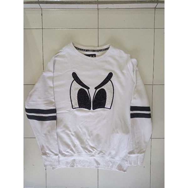 Crewneck Pancoat Badeyes White