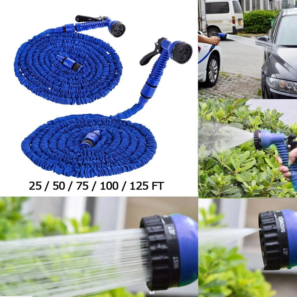 Magic Hose Selang Air Siram Taman Panjang 15 Meter / 22.5 Meter / 30 Meter Flexible Selang Ajaib Kebun Rumah Cuci Mobil Elastis