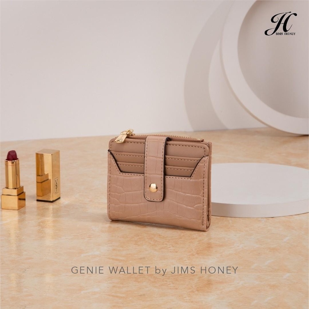 JIMS HONEY GENIE WALLET Dompet Wanita Kartu Import Modern Elegan Simple-1