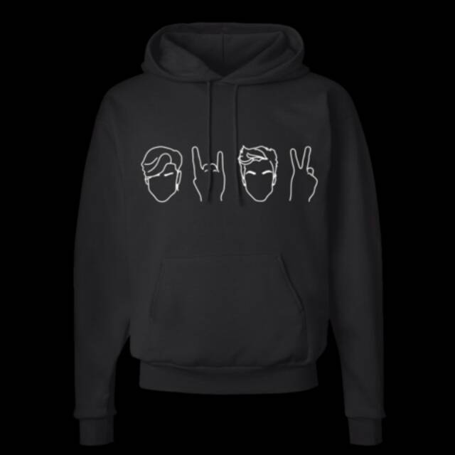 dolan twins hoodie white