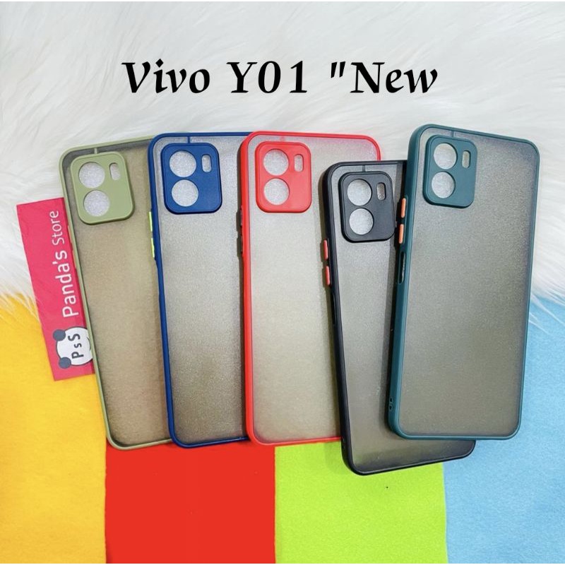 Case Vivo Y01 New My choice Original + Ring Kamera / Pelindung Kamera (PsS)