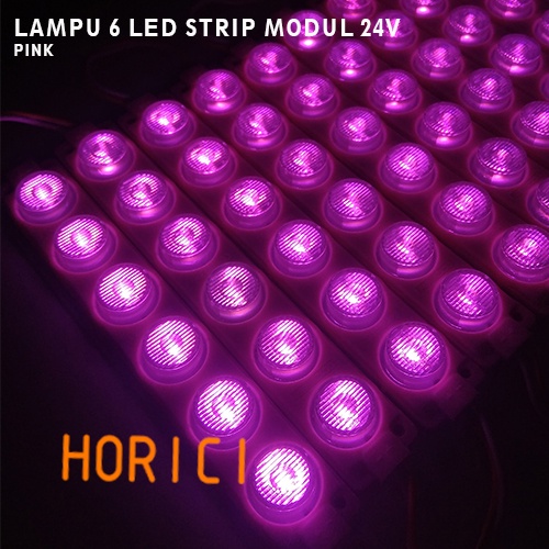 LAMPU LED MODUL 1PCS 6 MATA BESAR DC 12V / 24V VARIASI LAMPU MOBIL MOTOR MODULE
