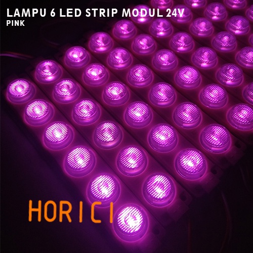 LAMPU LED MODUL 1PCS 6 MATA BESAR DC 12V / 24V VARIASI LAMPU MOBIL MOTOR MODULE