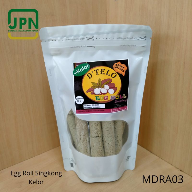 

Egg Roll Singkong Rasa Daun Kelor