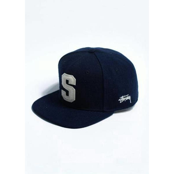 Stok Terbatas Topi / Cap / Hat Snapback Stussy - Navy