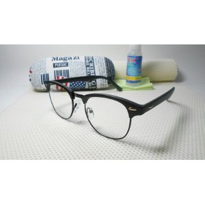 Jual kacamata 8004 hitam doft Diskon