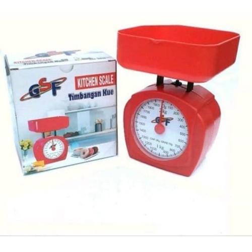 Timbangan Kue Serbaguna Kitchen Scale Analog / Manual GSF kapasitas 2 KG GSF-4016