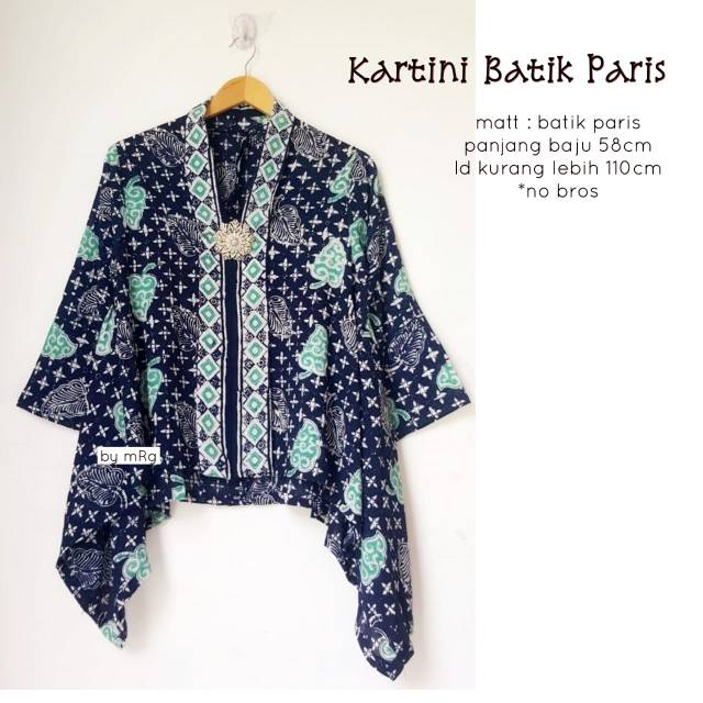 Kartini batik paris blouse