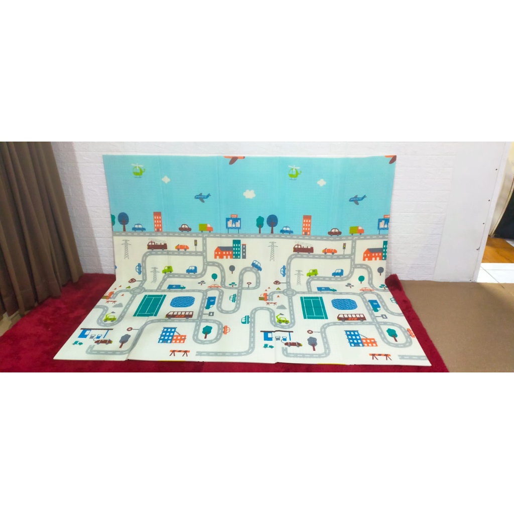 playmat matras tikar lipat bermain anak impor 8mm XPE TEBAL &amp; PADAT SPEEDS | 150x200 &amp; 180x200cm