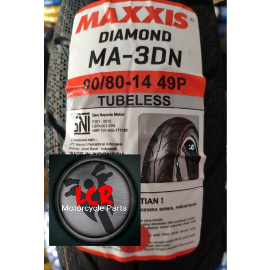 [𝗔𝗦𝗟𝗜 𝟭𝟬𝟬%] Ban Luar Tubeless 90/80-14 Maxxis Matic Belakang Tubles Metik 90 80 14 Maxis 300-14 Cepe
