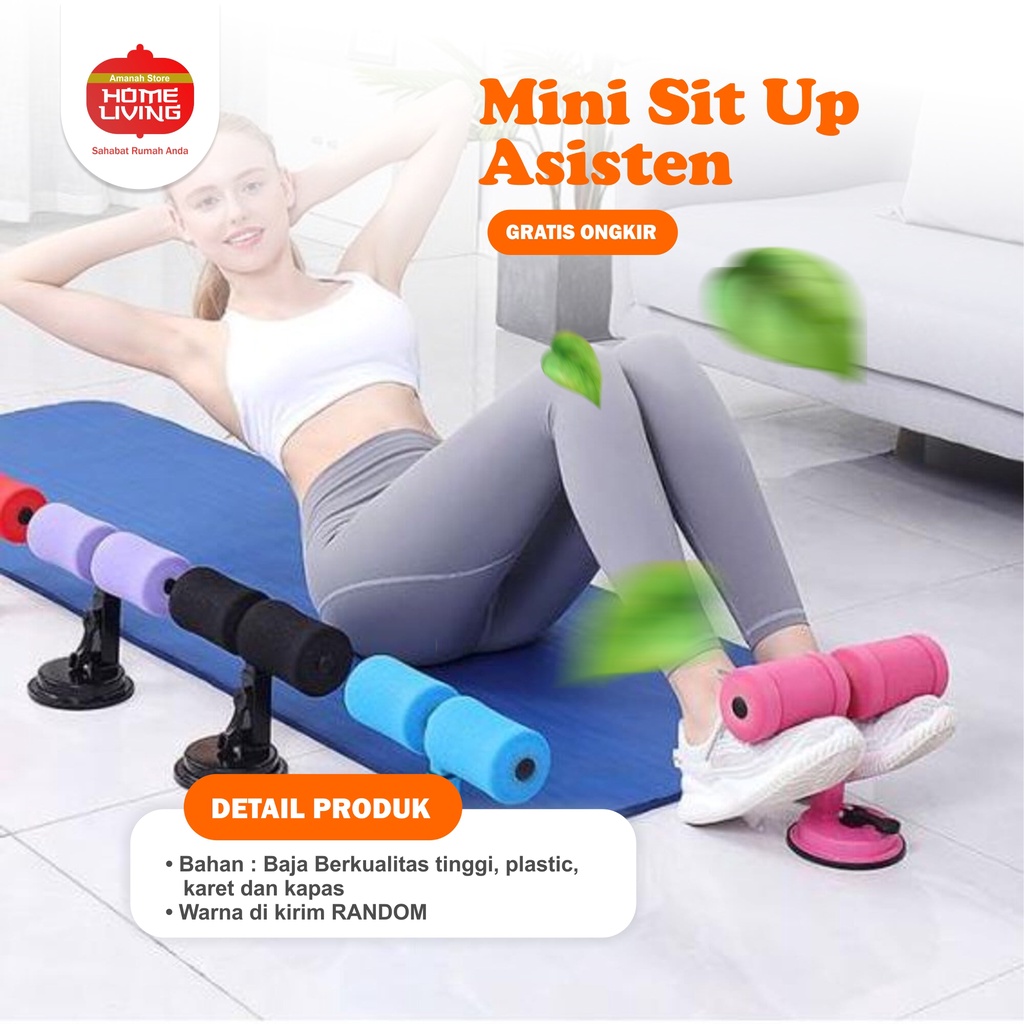 Alat sit up penahan kaki sit up bar alat bantu sit up alat olahraga sit up bench portable