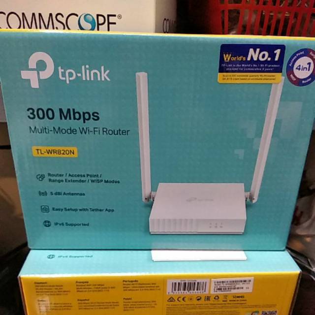 TP Link TL-WR820N 300mbps Wireless N Router 2 Lan Port 2 Antena Garansi Resmi TPLINK