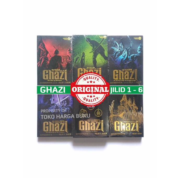 

ORIGINAL - Paket The Chronicles Of Ghazi Seri 1 - 6 - Felix Siauw Star Seller