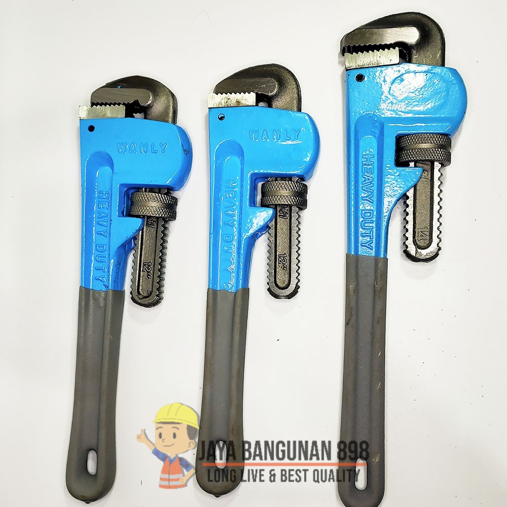KUNCI PIPA GAGANG KARET / KUNCI PIPA 10 - 24 INCH / ADJUSTABLE PIPE WRENCH