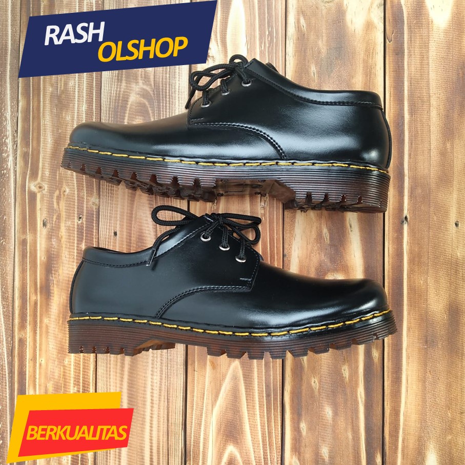 Sepatu Low Boots Pria Wanita Original Loafer Pria Hitam