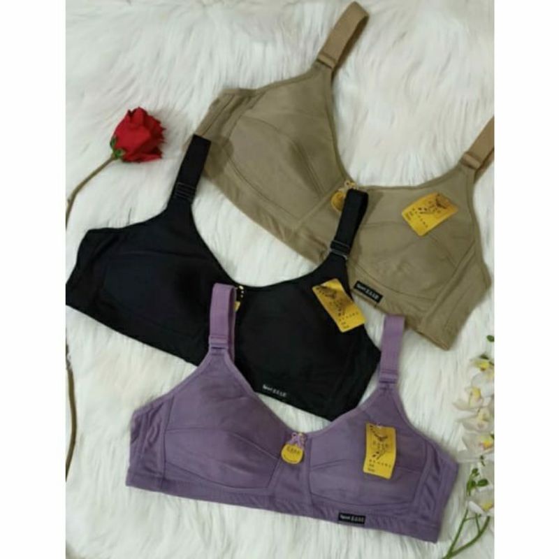 Sport Bra ESSE / Bra wanita Tanpa busa Tanpa kawat/CUP Besar/Kait 3