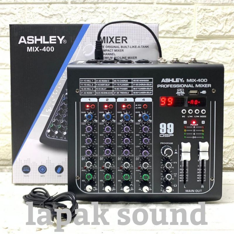 Mixer Ashley Mix 400 Original 4 Channel Bluetooth