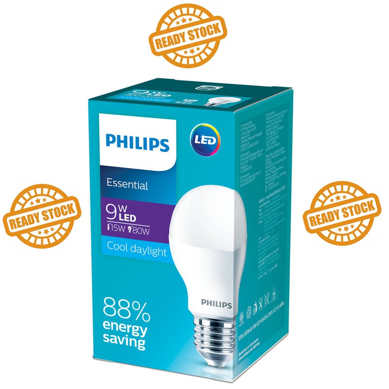 Lampu Philips LED Essential 9 Watt - LED Ess 9W 9Watt - Murah Original Bergaransi 9 W