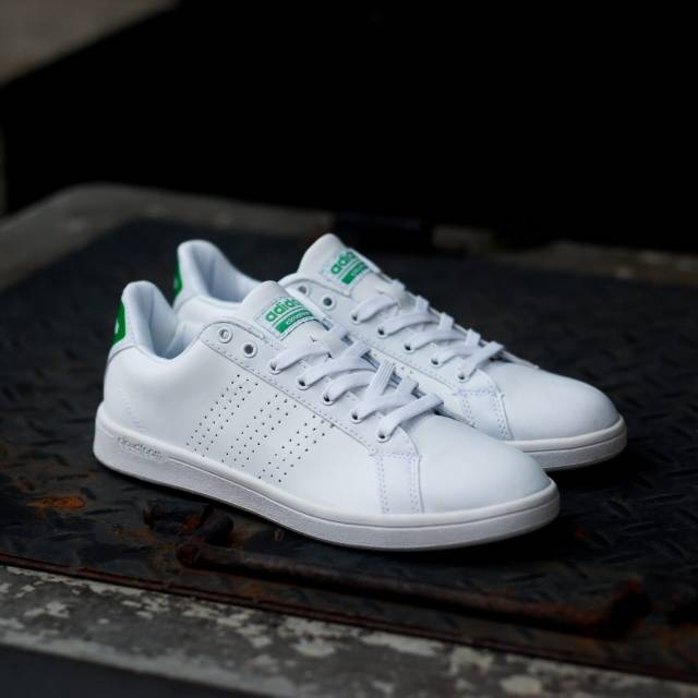 Adidas Original Advantage Cloudfoam white Green