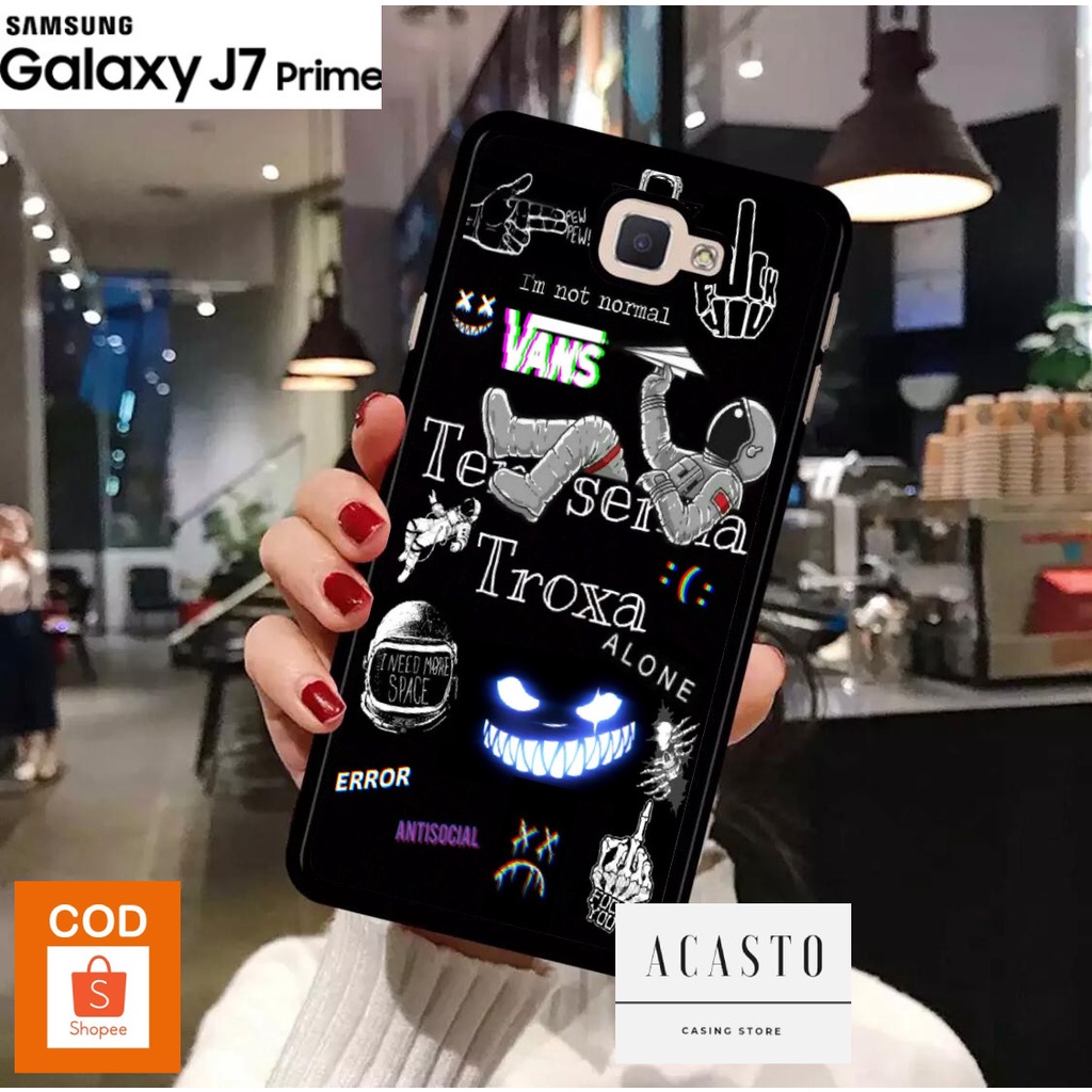 ACASTO Case Samsung J5 Prime/ J7 Prime motif fashion gambar aesthetic grafity 003 art theme unik ker