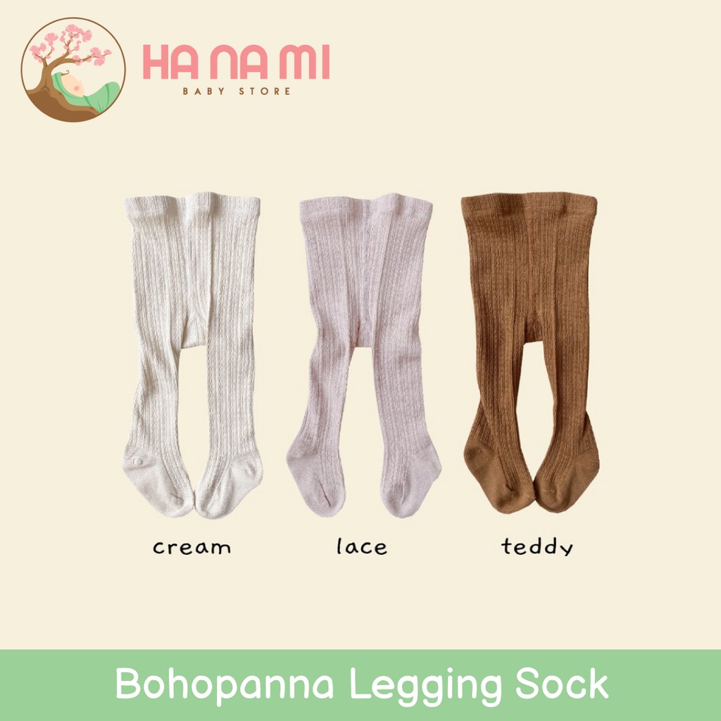 Bohopanna Legging Sock Unisex ( Legging Anak 0-4 Tahun)