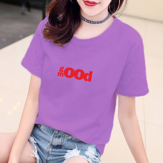 YOURSTYLE1119 - KAOS GOOD MOOD BAJU KAOS WANITA DISTRO UNISEX OVERSIZE JUMBO KEKINIAN TERLARIS