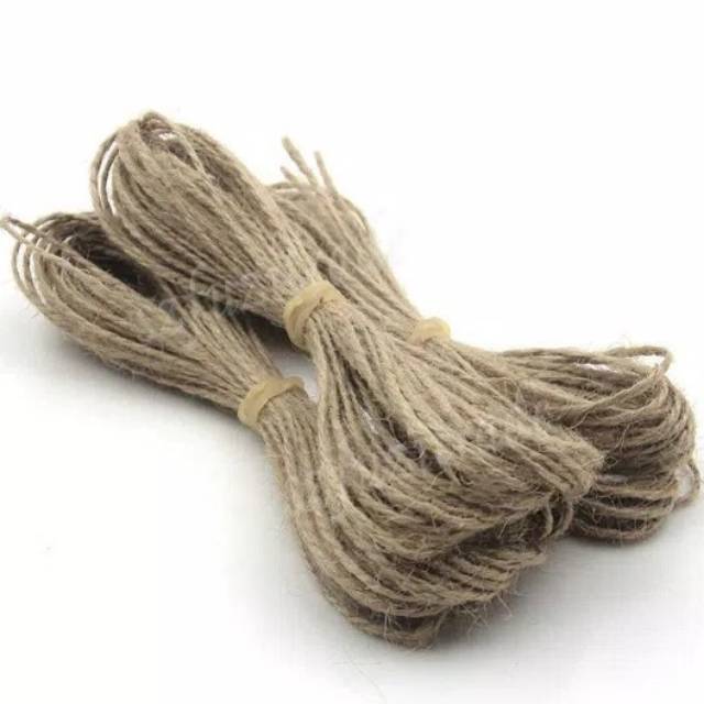 

TALI RAMI gantung foto 1 meter /tali goni / hemp rope