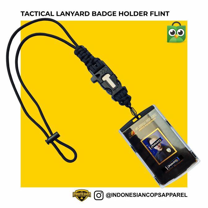 

PROMO Tactical Lanyard Badge Holder (Dilengkapi pematik api)