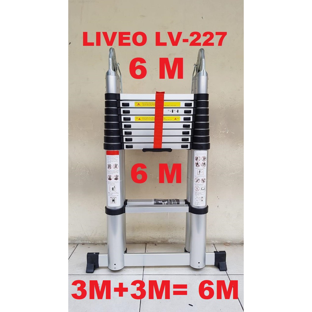 Tangga Telescopic 6 Meter Double, Tangga Teleskopik 6 Meter, Tangga PLN, Telkom, CCTV, Indihome