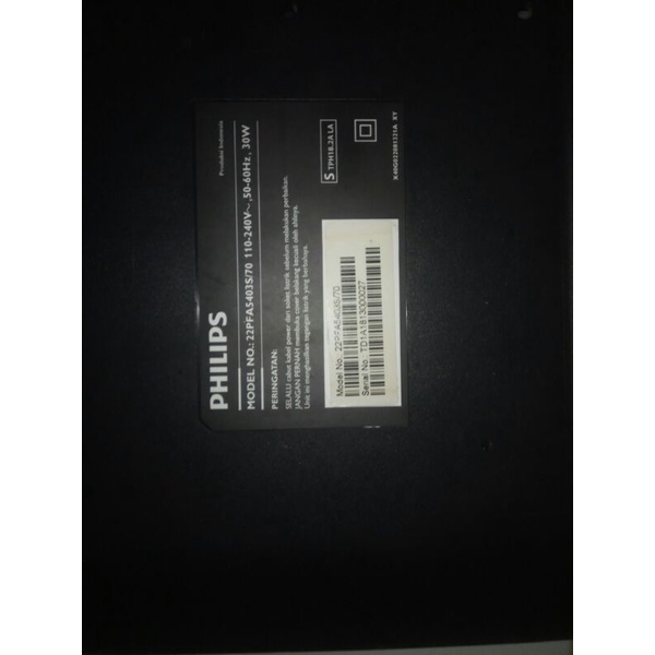 mesin Mainboard TV LED Philips 22PFA5403S